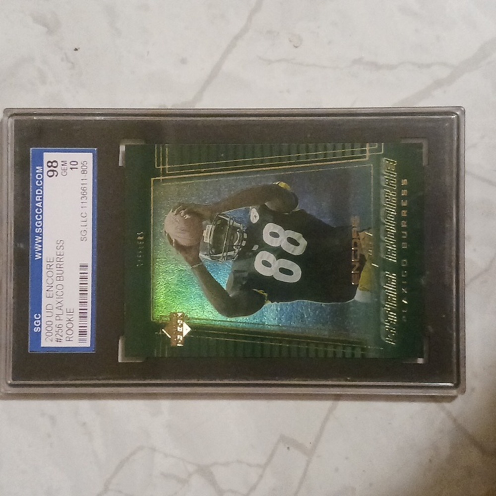 Plaxico Burress graded card